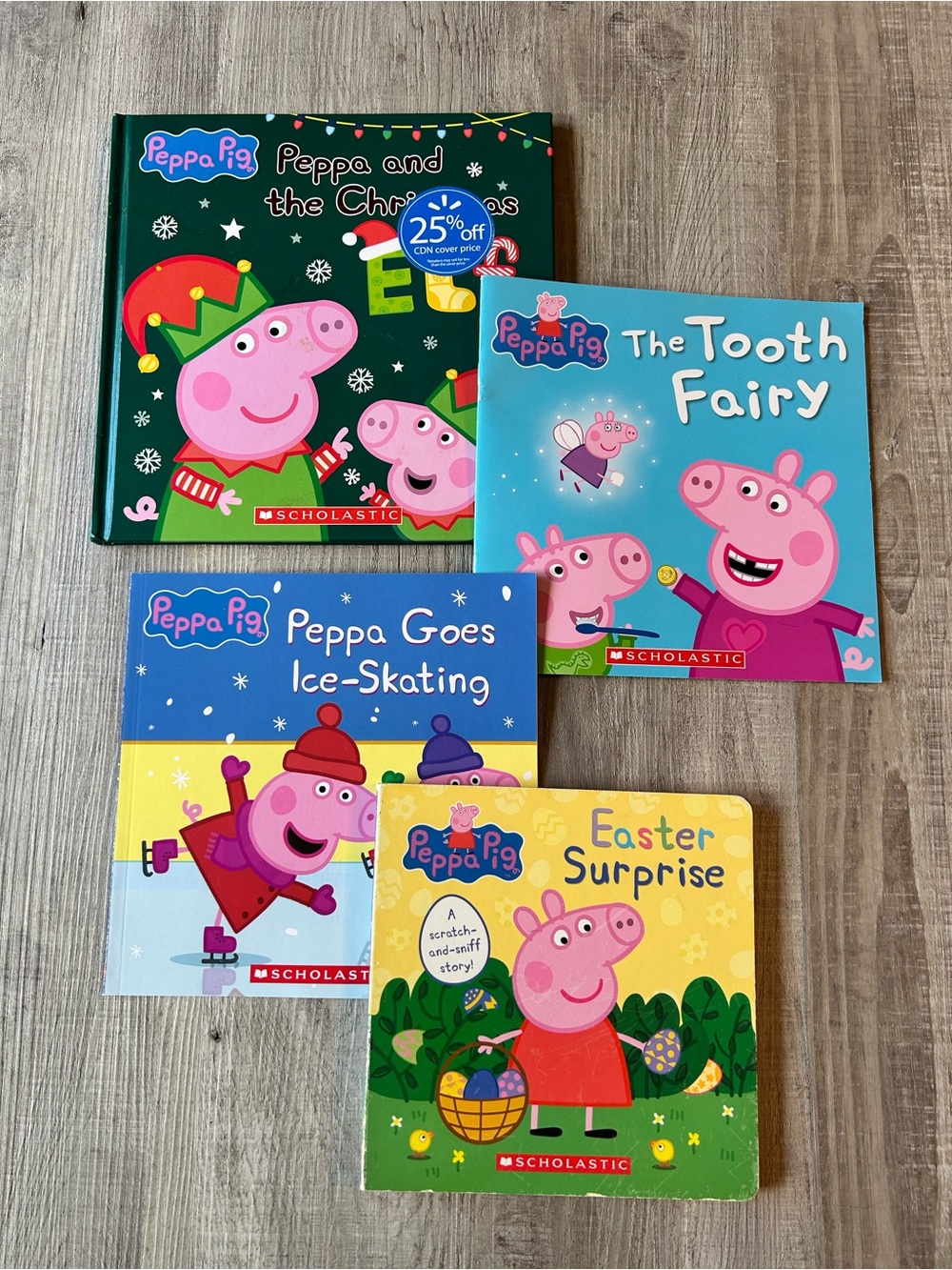 0129. Peppa Pig Book Lot • 4 Books